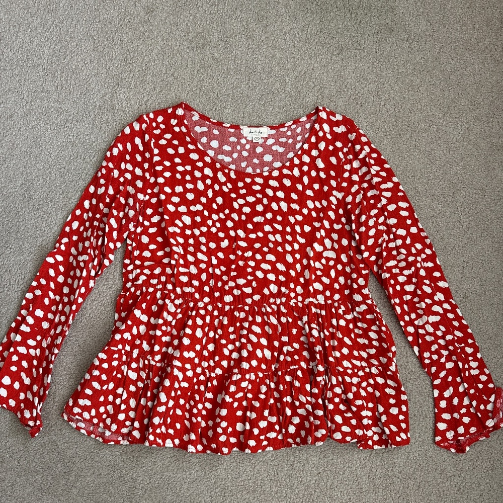 She & Sho Babydoll Top